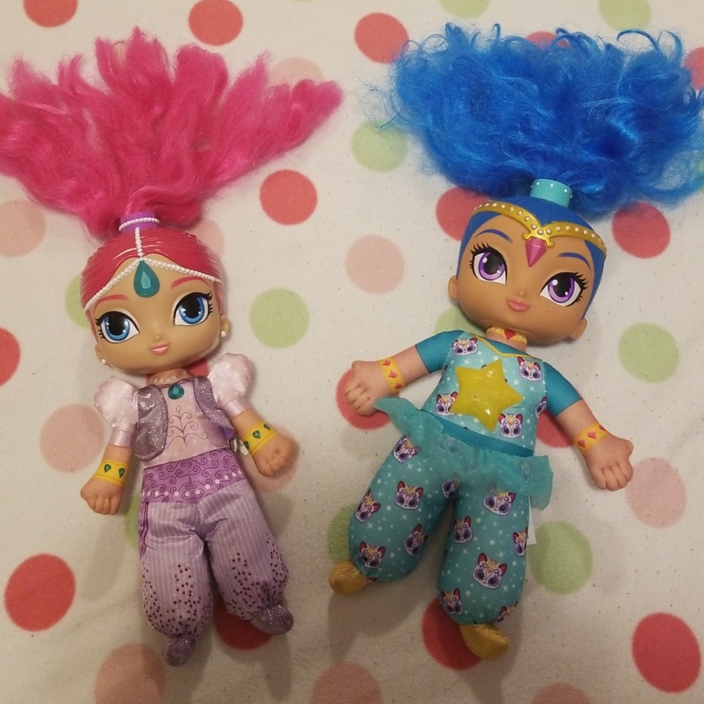 Singing & talking Shimmer and shine dolls!